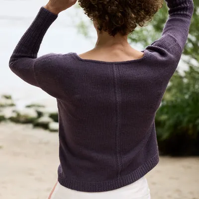Rosy Green Wool Twilight Trail Strickanleitung Wickelpullover