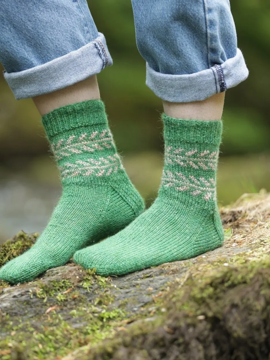 John Arbon Fletching Socks Strickkit Seide Sportwolle