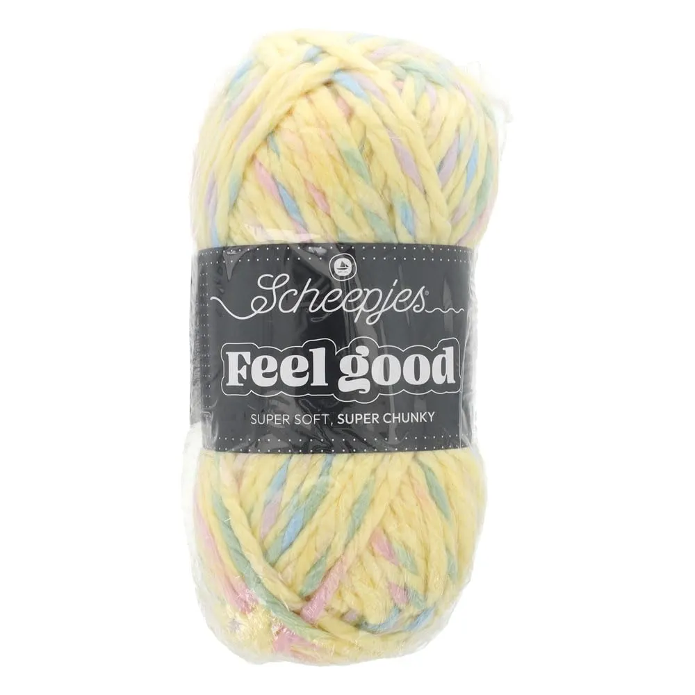 Scheepjes Feel Good 713 Euphoria Garn 150g Gelb-Blau