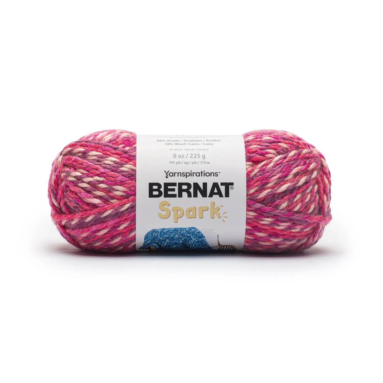 Bernat Spark Wolle 225g meliert capo-print