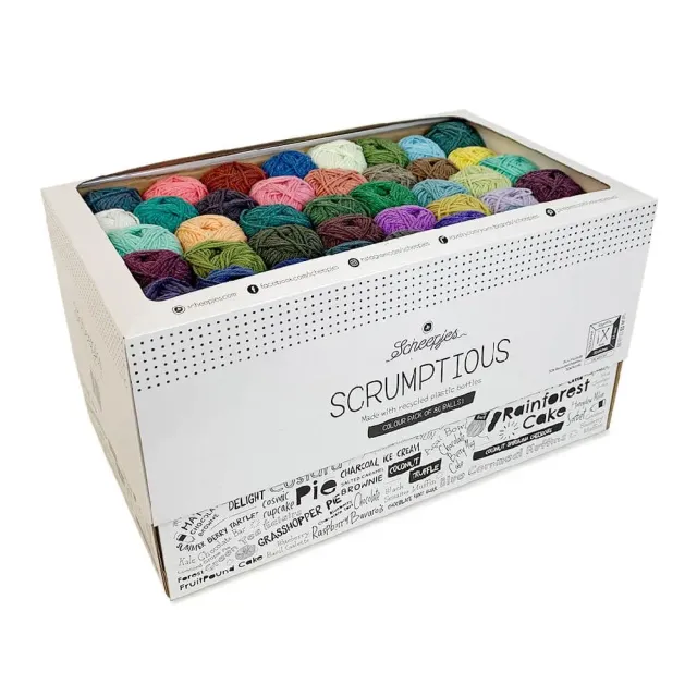 Scheepjes Scrumptious Farbpaket 80x30g Farbvielfalt