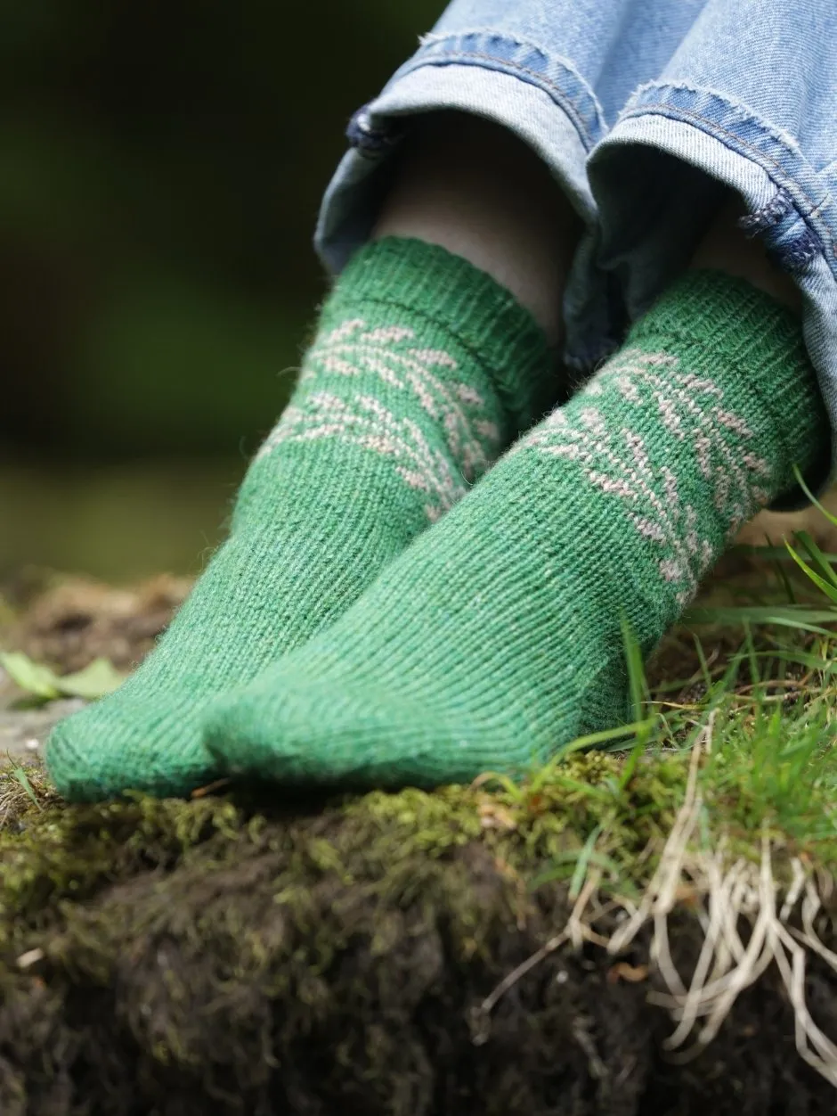John Arbon Fletching Socks Strickkit Seide Sportwolle