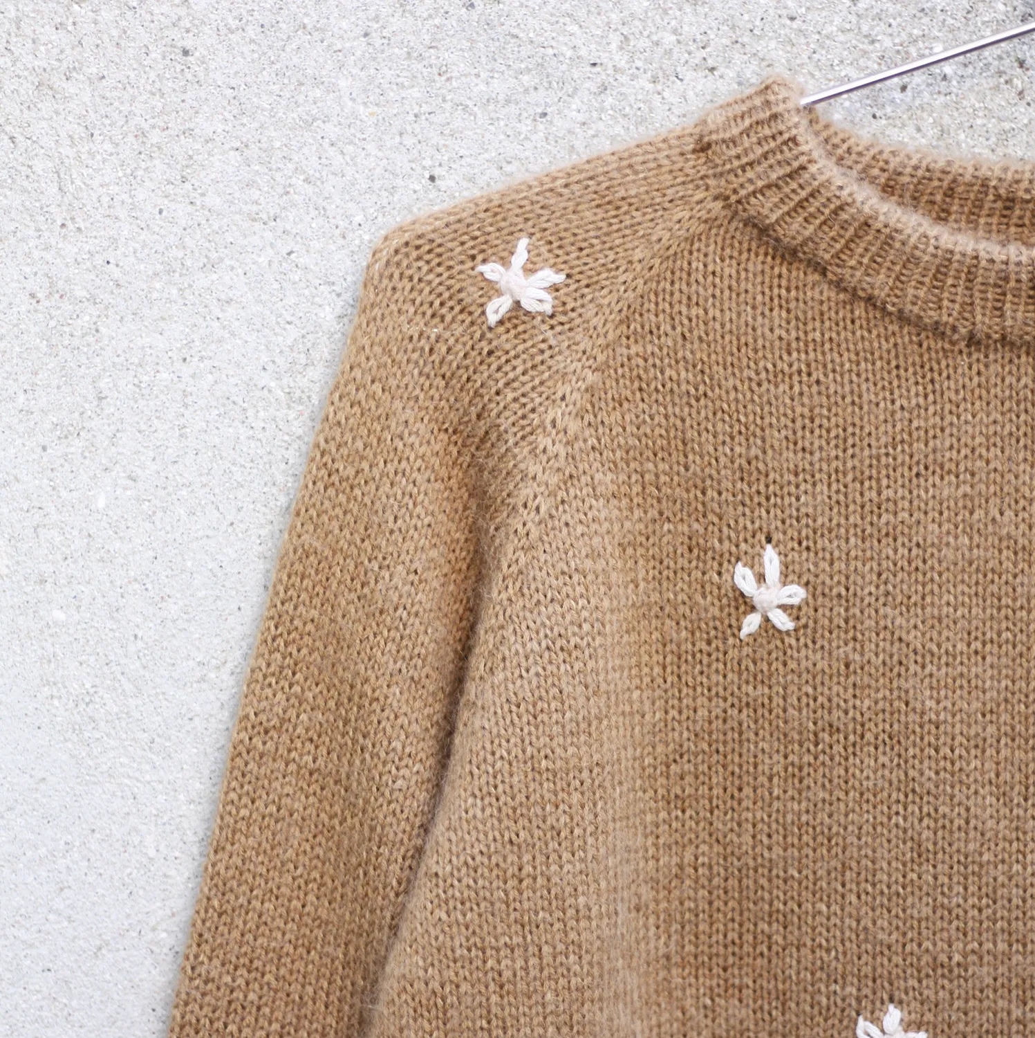 Knitting for Olive Daisy Sweater Strickanleitung Deutsch Blumen