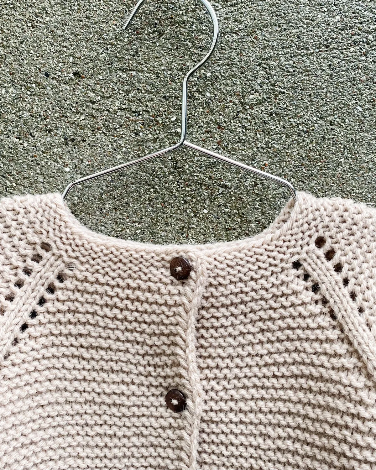 Knitting for Olive Garter Cardigan Strickanleitung Top-down