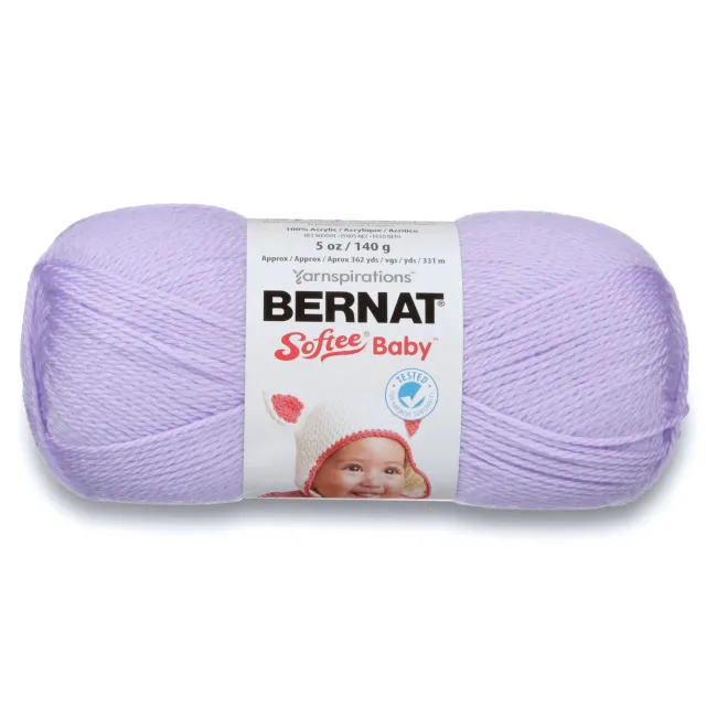 Bernat Softee Baby Babygarn White leicht waschbar