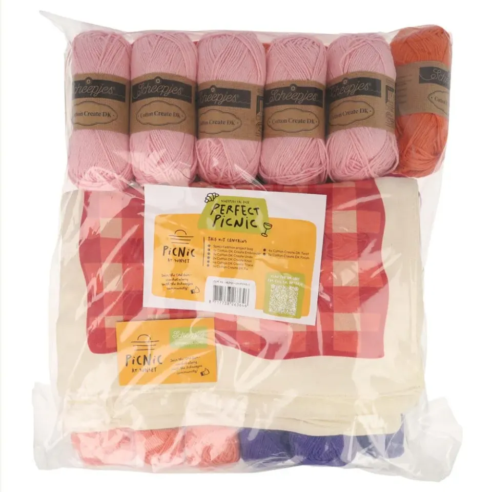Scheepjes Cotton Create DK CAL2026 Häkelset Sunset 100% Baumwolle