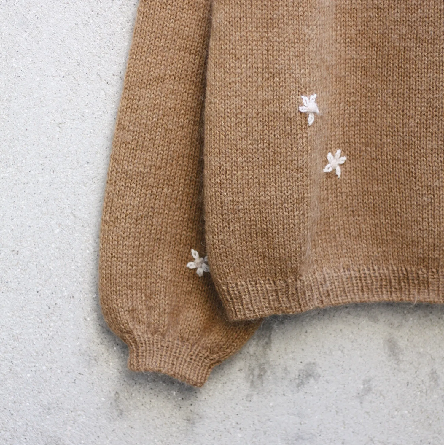 Knitting for Olive Daisy Sweater Strickanleitung Deutsch Blumen