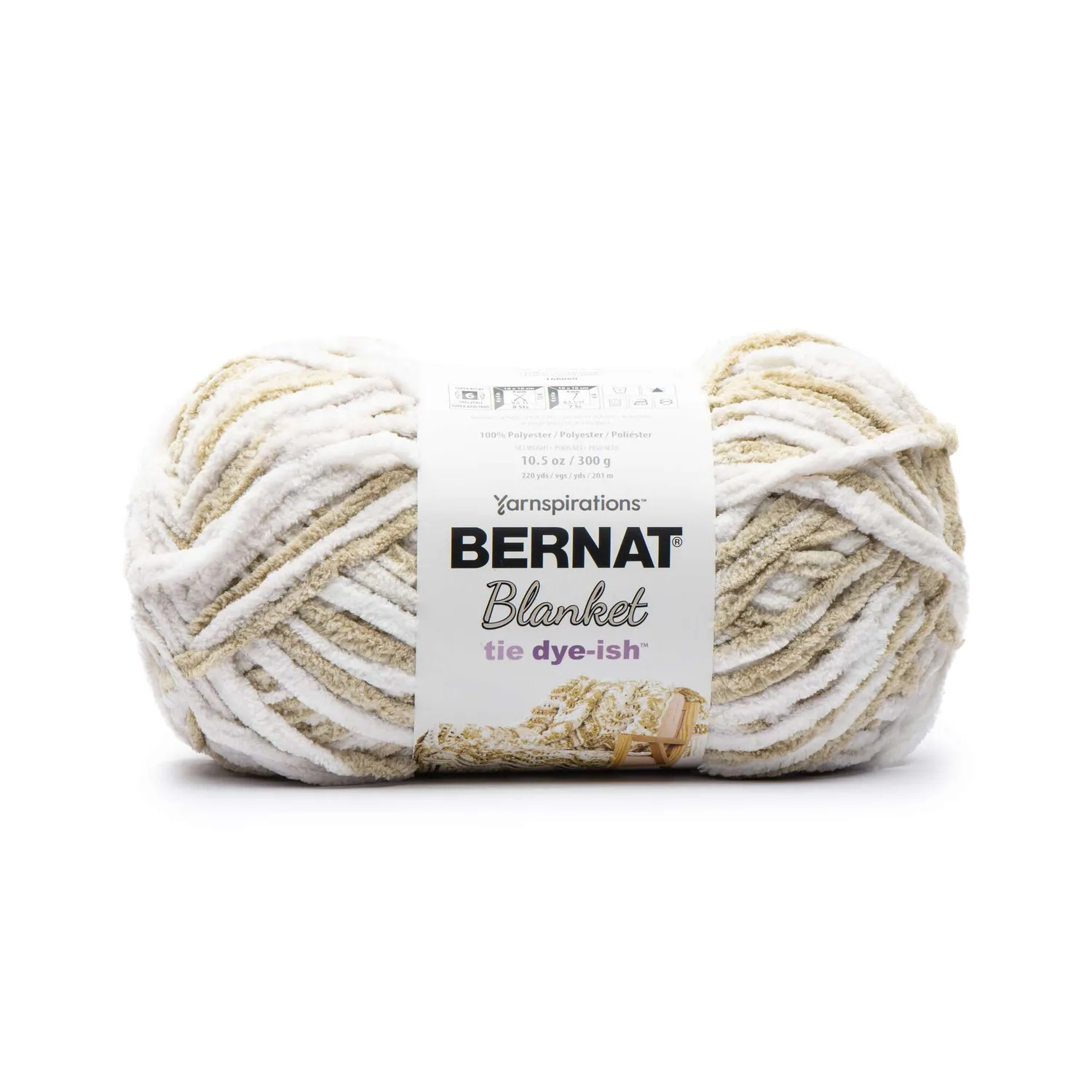 Bernat Blanket Tie Dye-ish Chenillewolle 300g Batik
