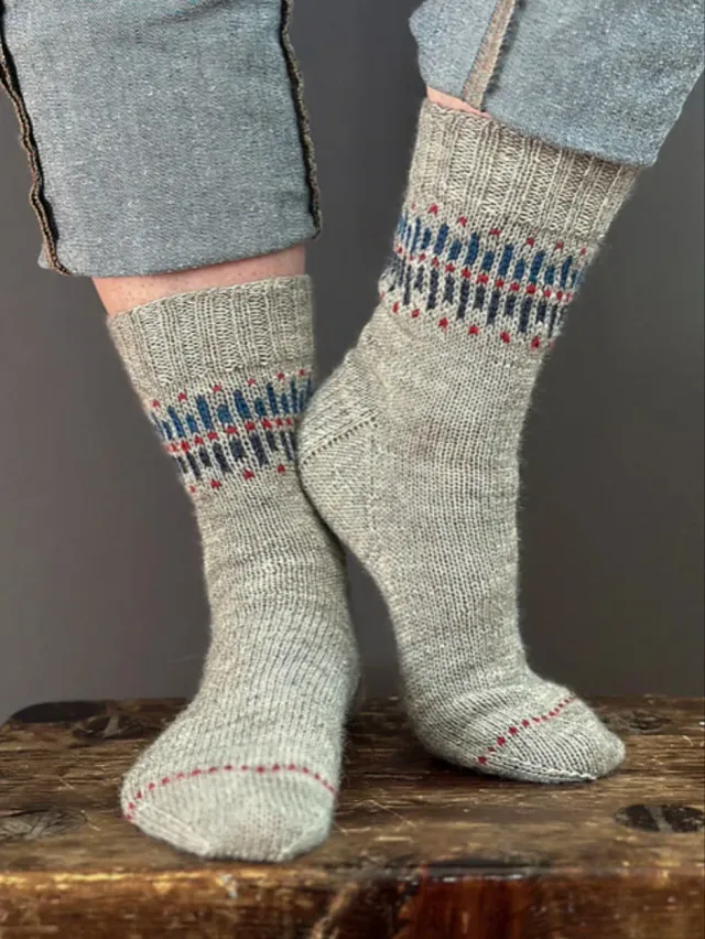 John Arbon Landmark Socks Strickset Exmoor 4-farbig