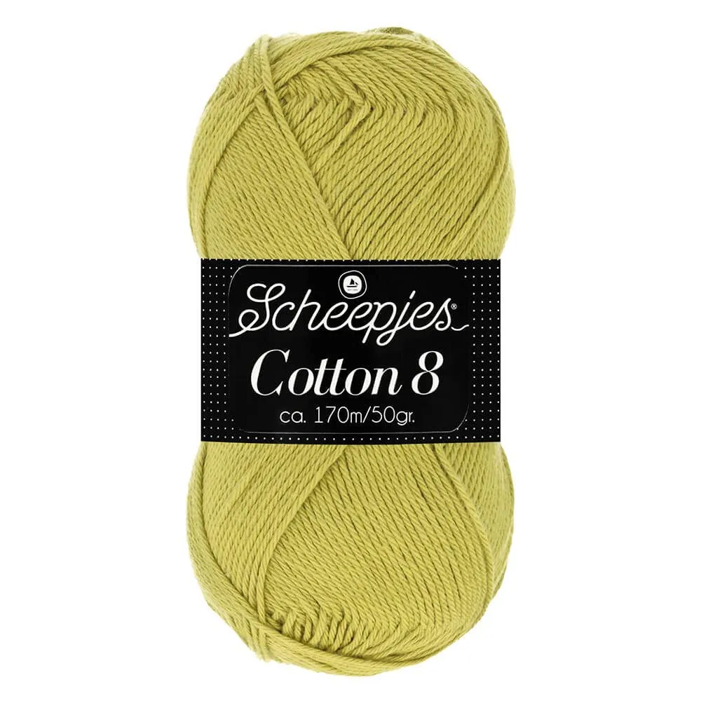 Scheepjes Cotton 8 719 Häkelgarn 50g weiß Baumwolle