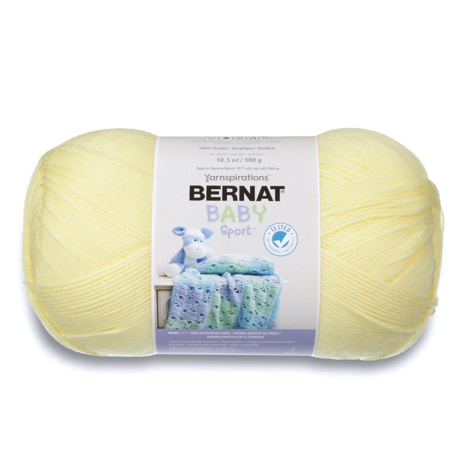 Bernat Baby Sport Acrylwolle 300g pastell