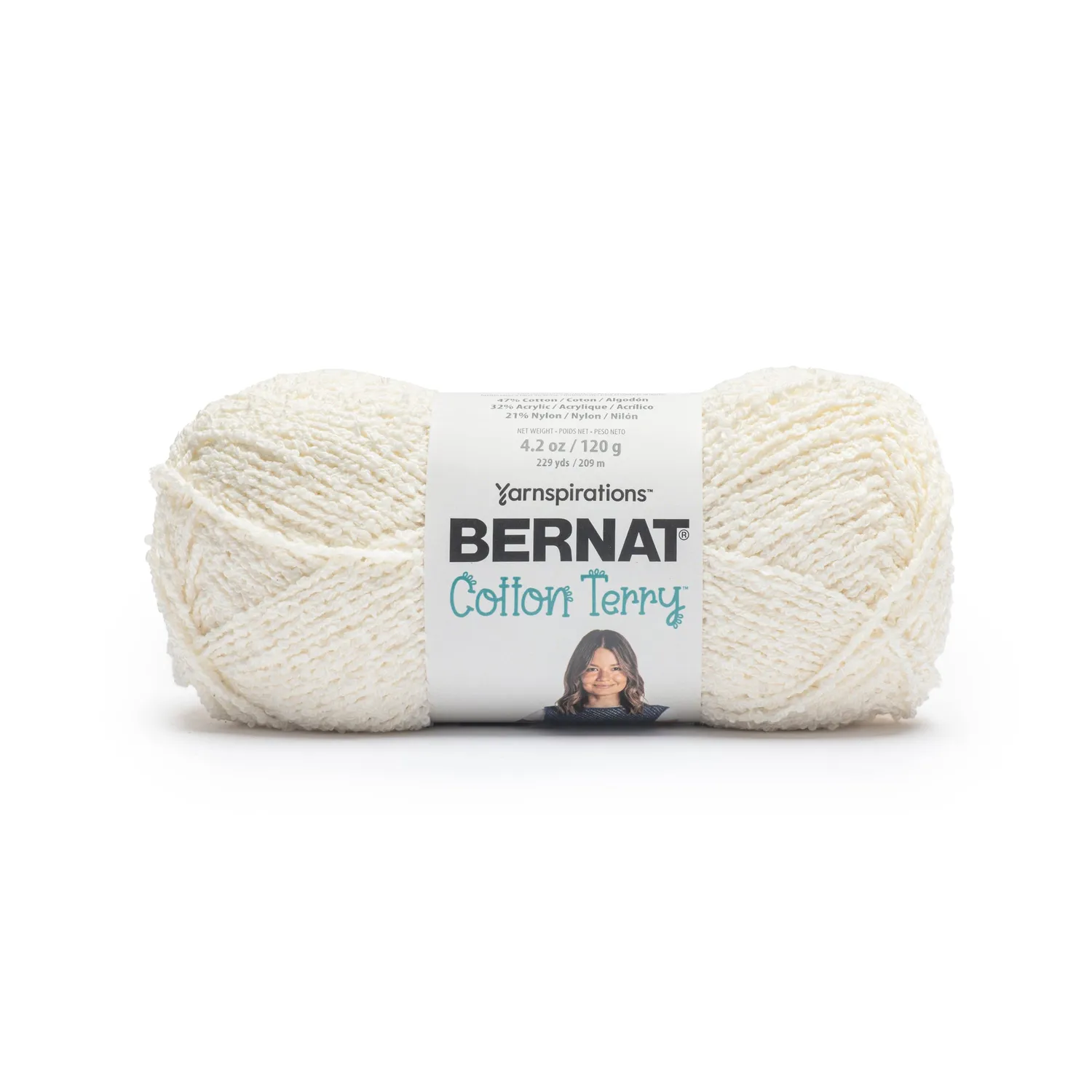 Bernat Cotton Terry Garn 120g Baumwolle