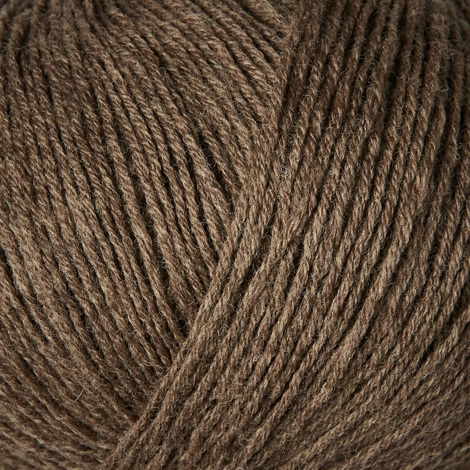 Knitting for Olive Merino Strickgarn Bark Braun meliert 50g