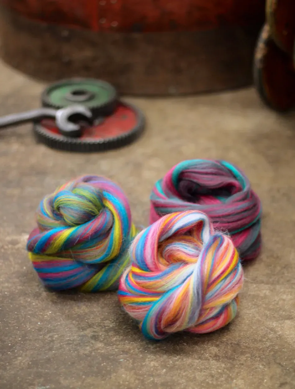 John Arbon Appledore Kammzug Fair Maid Spinnen 100g