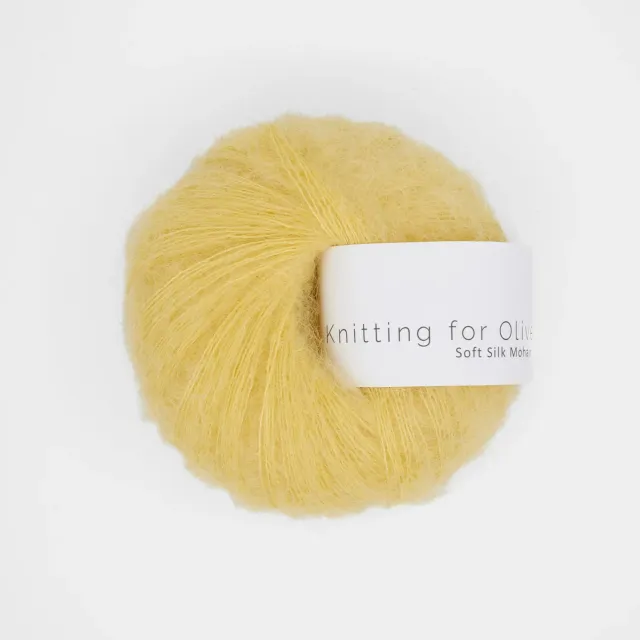 Knitting for Olive Soft Silk Mohair Buttercup Mohairwolle gelb