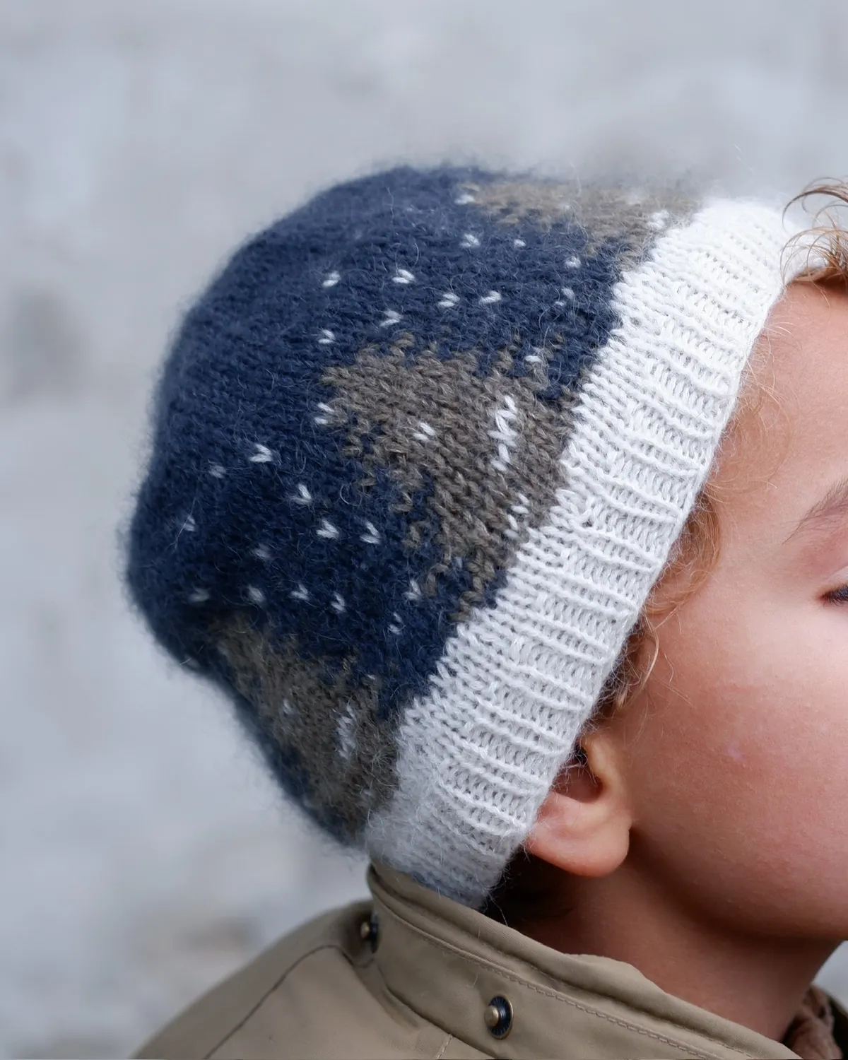 Knitting for Olive Snow Beanie Strickanleitung Deutsch