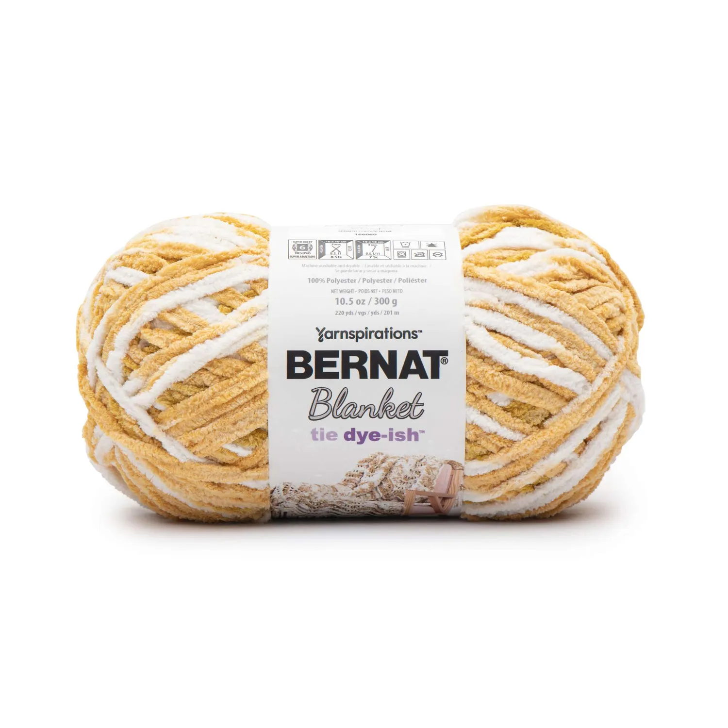 Bernat Blanket Tie Dye-ish Chenillewolle 300g Batik