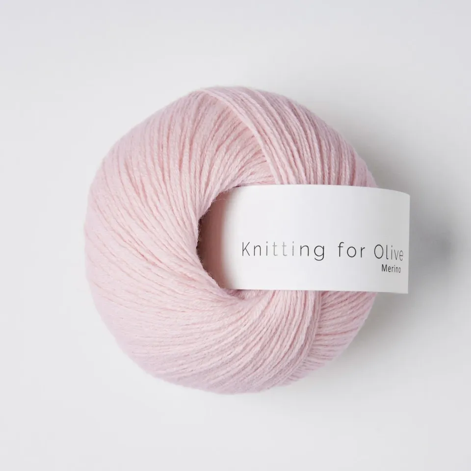 Knitting for Olive Merino Cherry Blossom Wolle 50g babyrosa