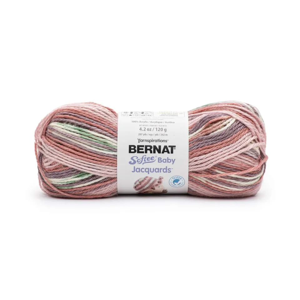 Bernat Softee Baby Jacquards Babywolle Selbstmusternd