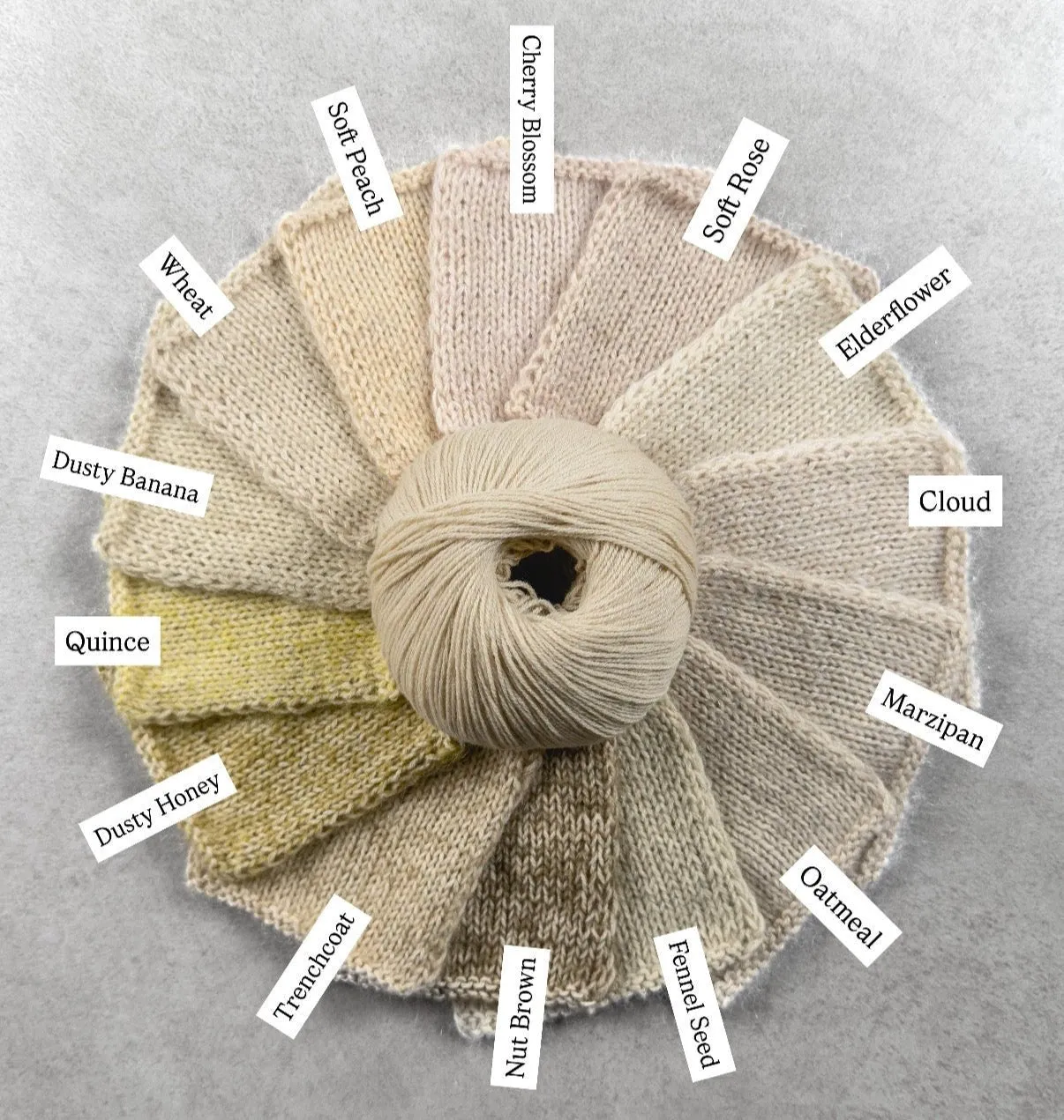 Knitting for Olive Merino Wheat Wolle 50g warmes Beige