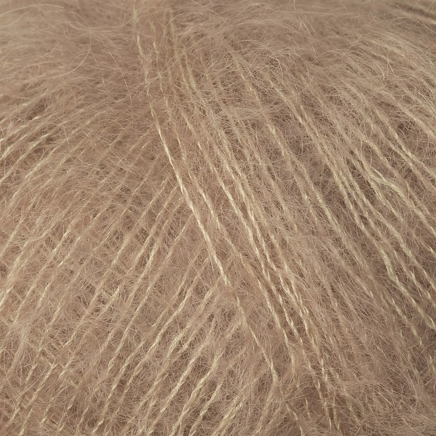 Knitting for Olive Soft Silk Mohair Wolle Sparrow 25g Beige