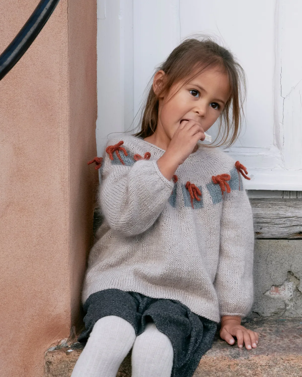 Knitting for Olive Christmas Morning Tunic Strickanleitung 1-12 Jahre