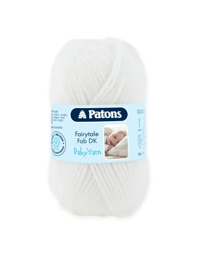 Patons Fairytale Fab DK Babywolle 50g pastell