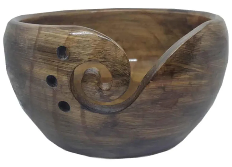 Scheepjes Yarn Bowl Garnschale Kiefernholz hellbraun 15x10cm 1 Stück