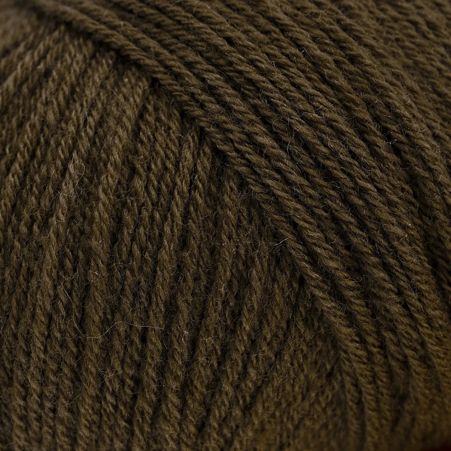 Knitting for Olive Merino Wolle Olive Brown Dunkeloliv 50g