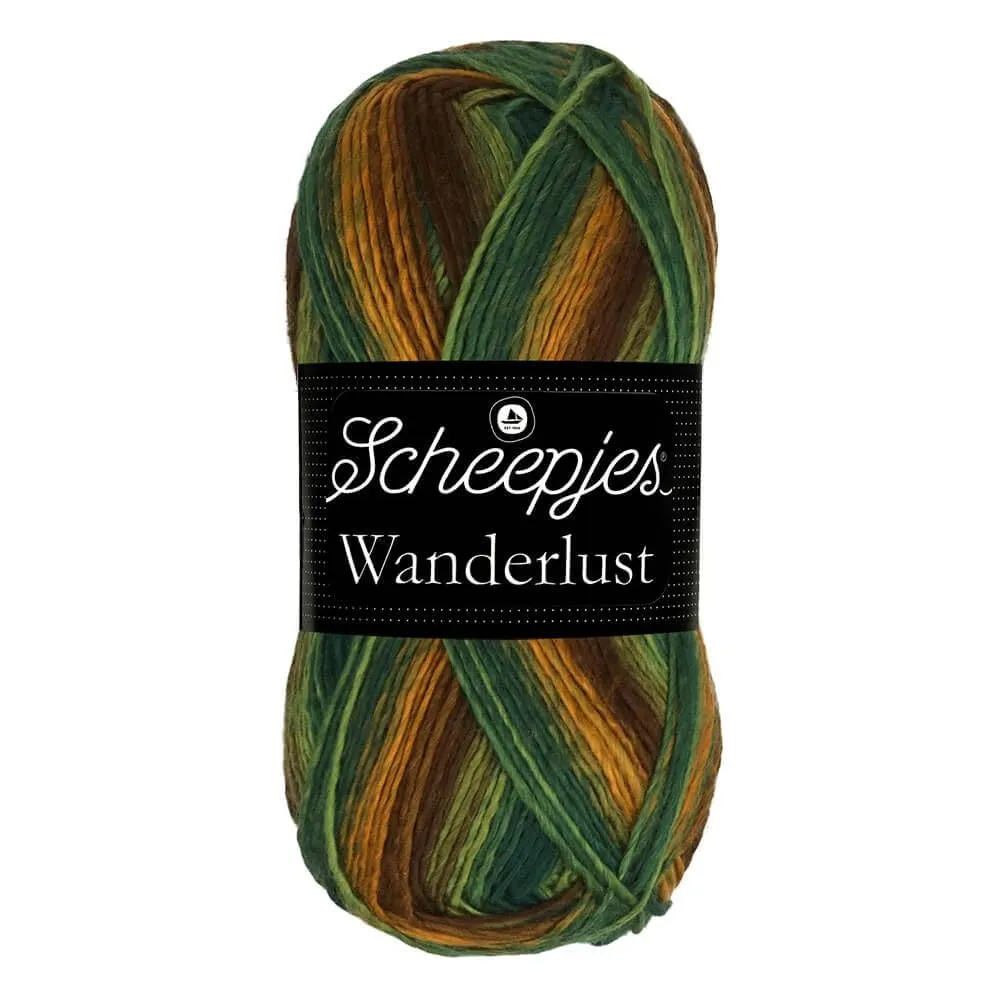 Scheepjes Wanderlust Garn 100g Havana 454 braun