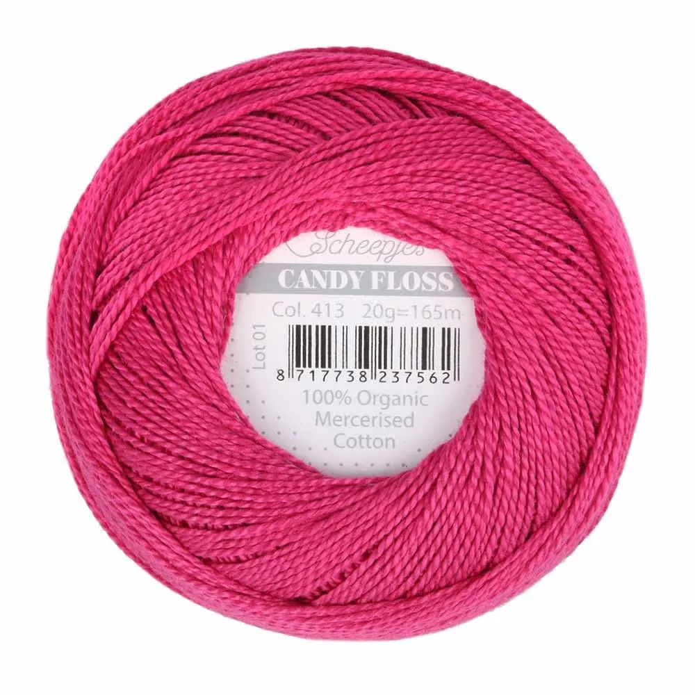 Scheepjes Candy Floss 179 Topaz Baumwollgarn 20g Bio