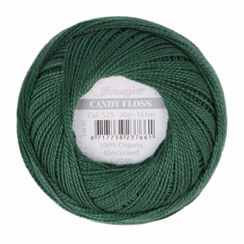 Scheepjes Candy Floss 525 Fir Baumwollgarn 20g Bio