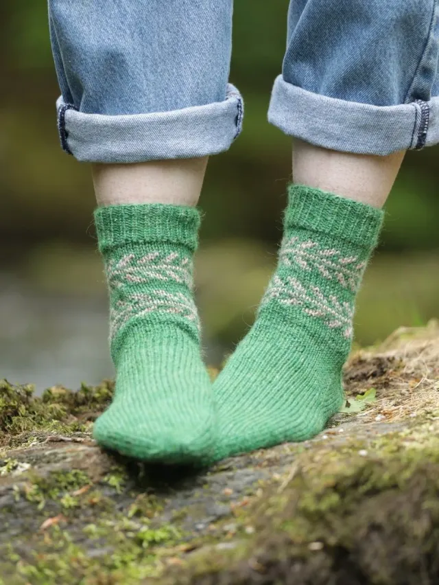 John Arbon Fletching Socks Strickkit Seide Sportwolle