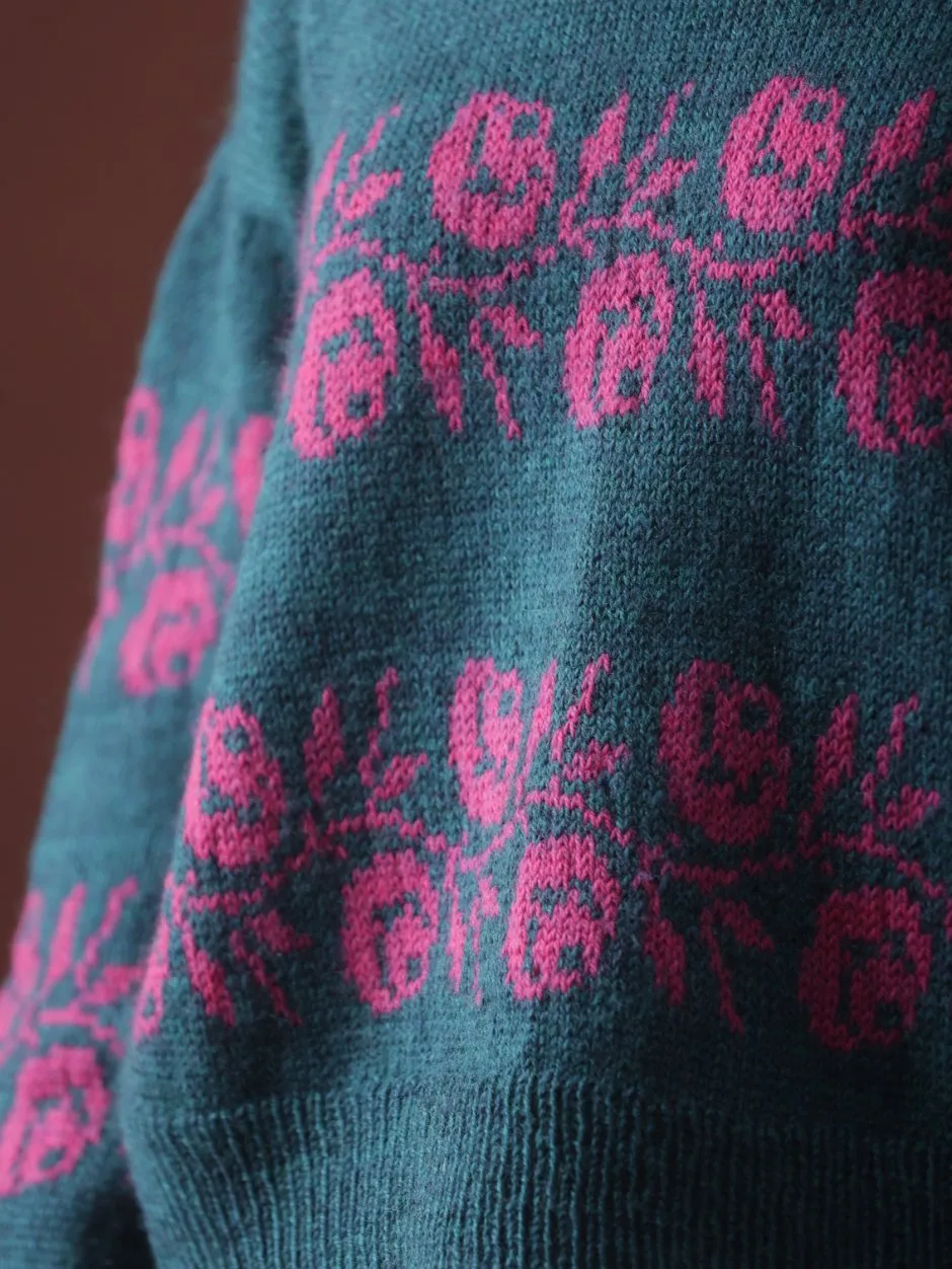 John Arbon Rosie Sweater Strickkit Dreams Sea 1-2 Colorwork