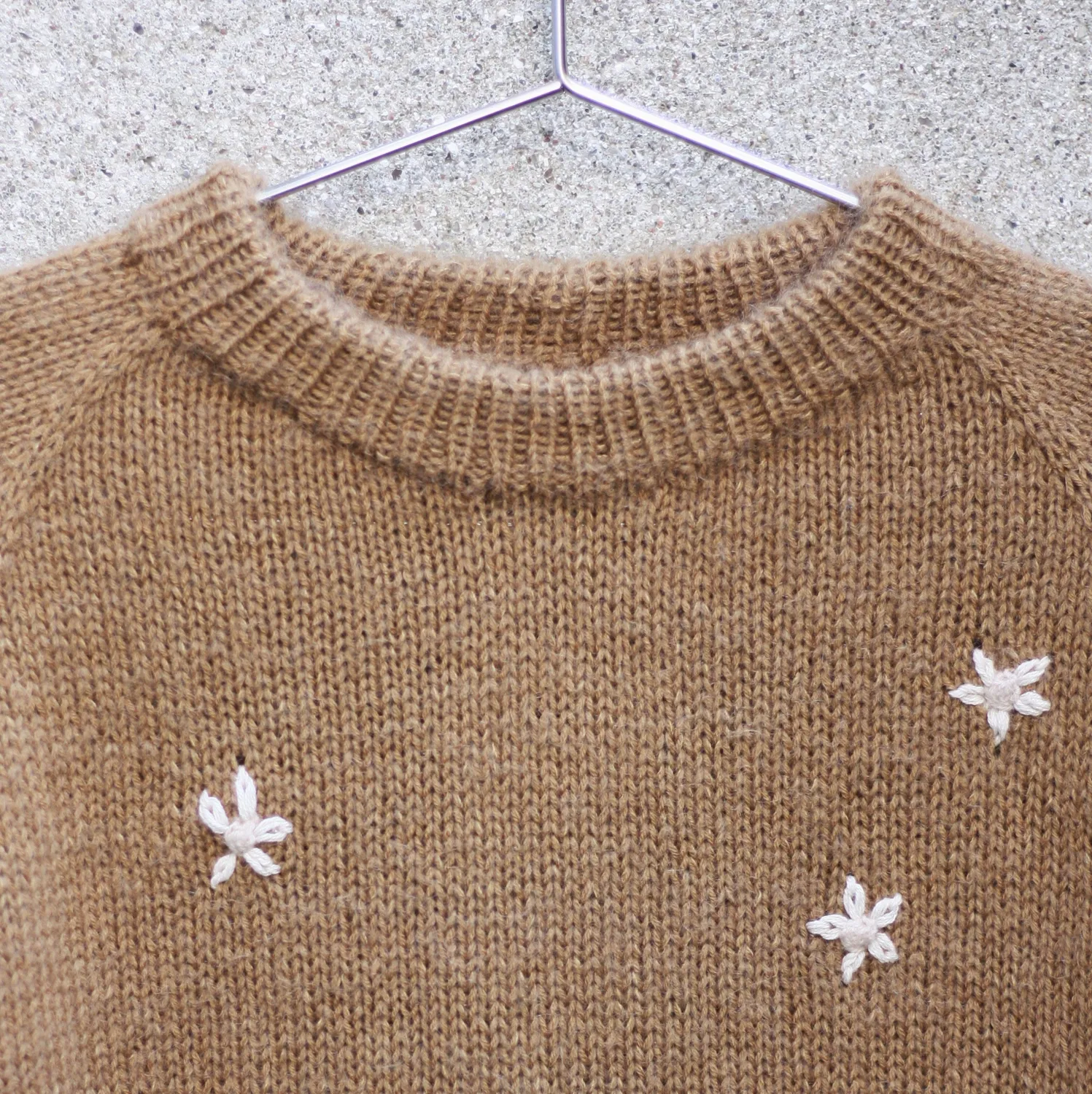 Knitting for Olive Daisy Sweater Strickanleitung Deutsch Blumen