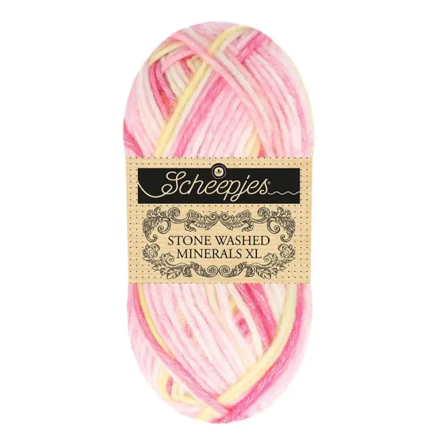 Scheepjes Stone Washed XL Minerals 908 Rhodo Garn 50g Aran