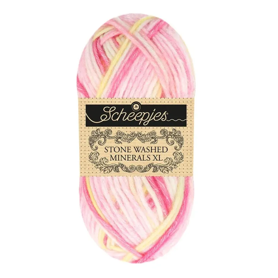 Scheepjes Stone Washed XL Minerals 908 Rhodo Garn 50g Aran
