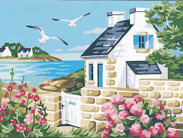 Anchor Royal Paris Cottage by the Sea Stickbild 22x30