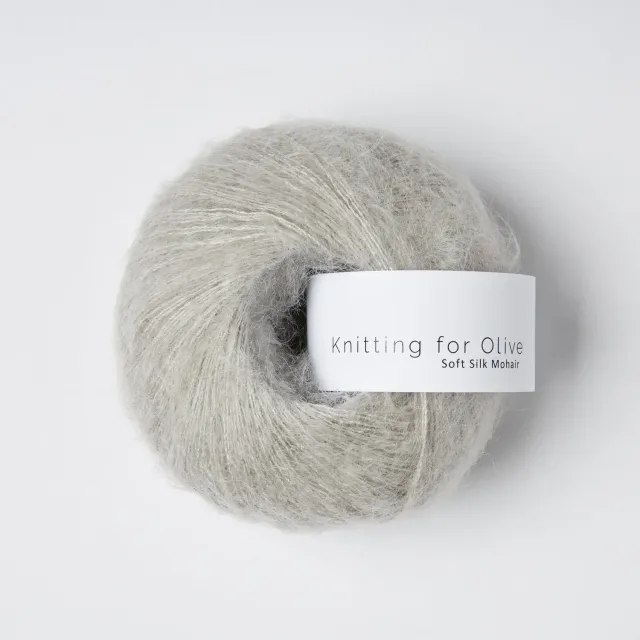 Knitting for Olive Soft Silk Mohair Wolle Morning Haze meliert