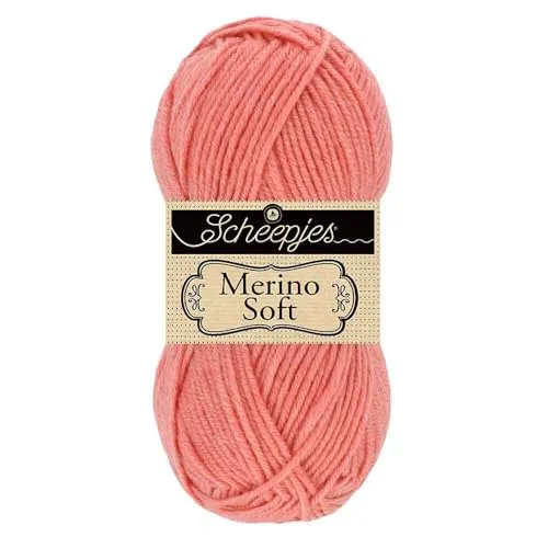 Scheepjes Merino Soft 633 Bennett Garn 1x50g rosa
