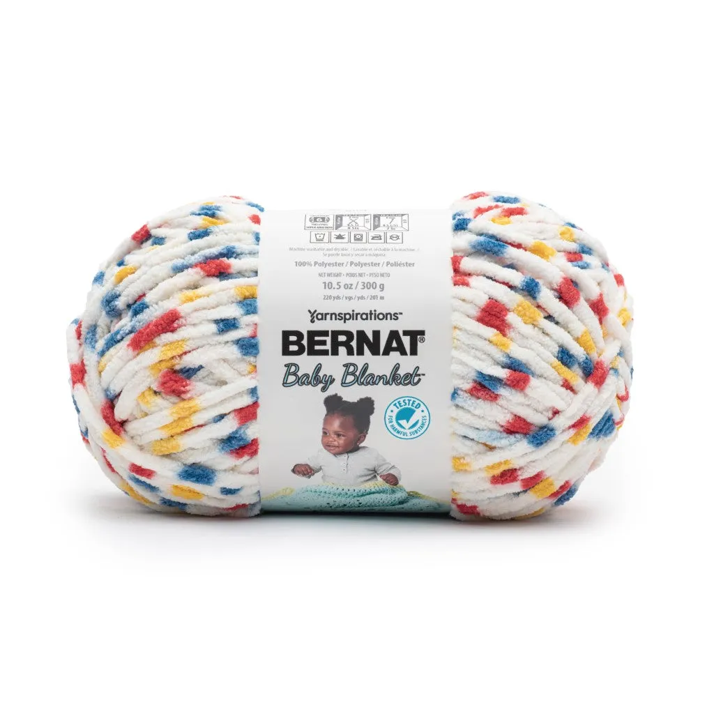 Bernat Baby Blanket Dot Chenillegarn 300g weich