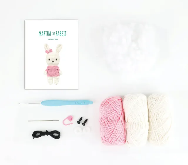 Anchor Martha Rabbit Amigurumi Häkelset Hase Komplett