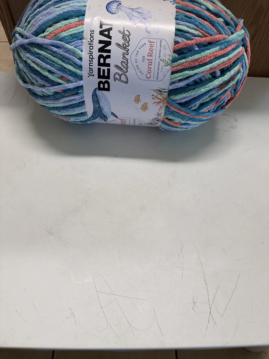 Bernat Blanket 2026 Chenillegarn 1000g Coral Reef plüschig
