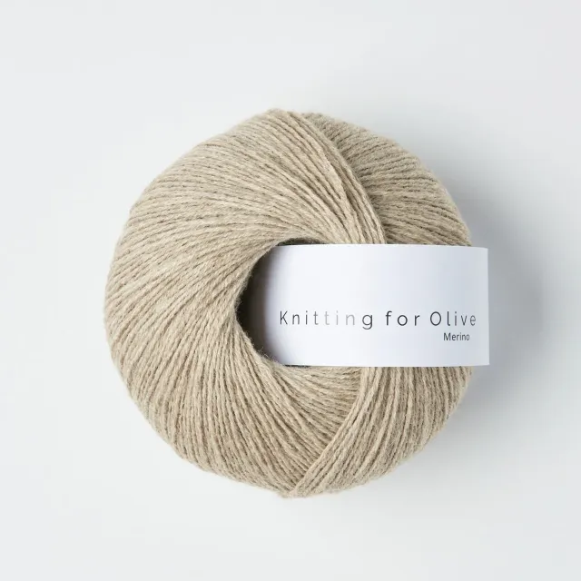 Knitting for Olive Merino Wolle Oatmeal 50g meliert