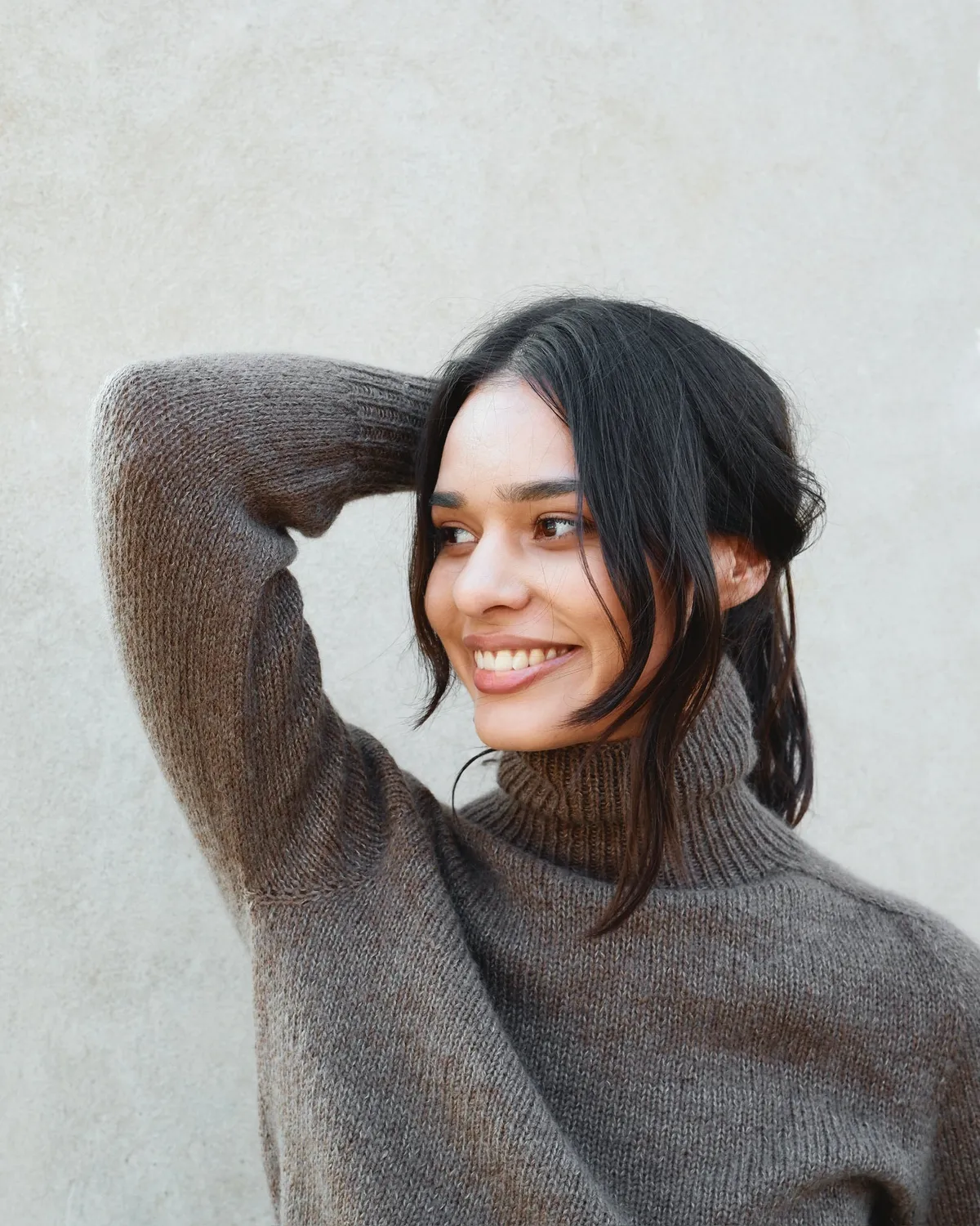 Knitting for Olive Karl Johan Sweater Anleitung Deutsch Rollkragen