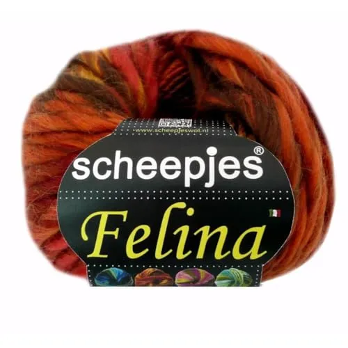 Scheepjes Felina 002 Strickwolle 100g flauschig