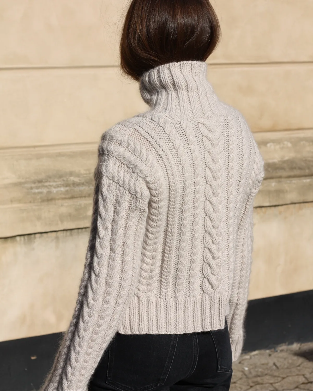 Knitting for Olive Chunky Cable Sweater Anleitung Zopfmuster
