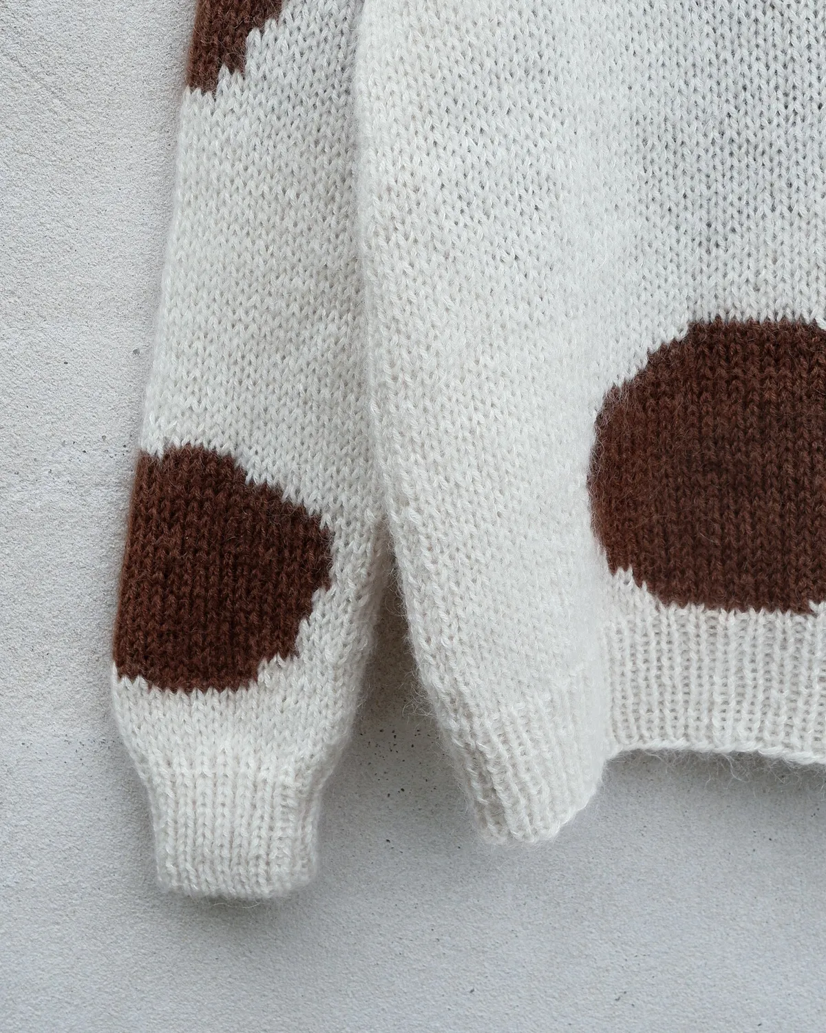 Knitting for Olive Cow Sweater Strickanleitung Kinder deutsch Kuhmuster
