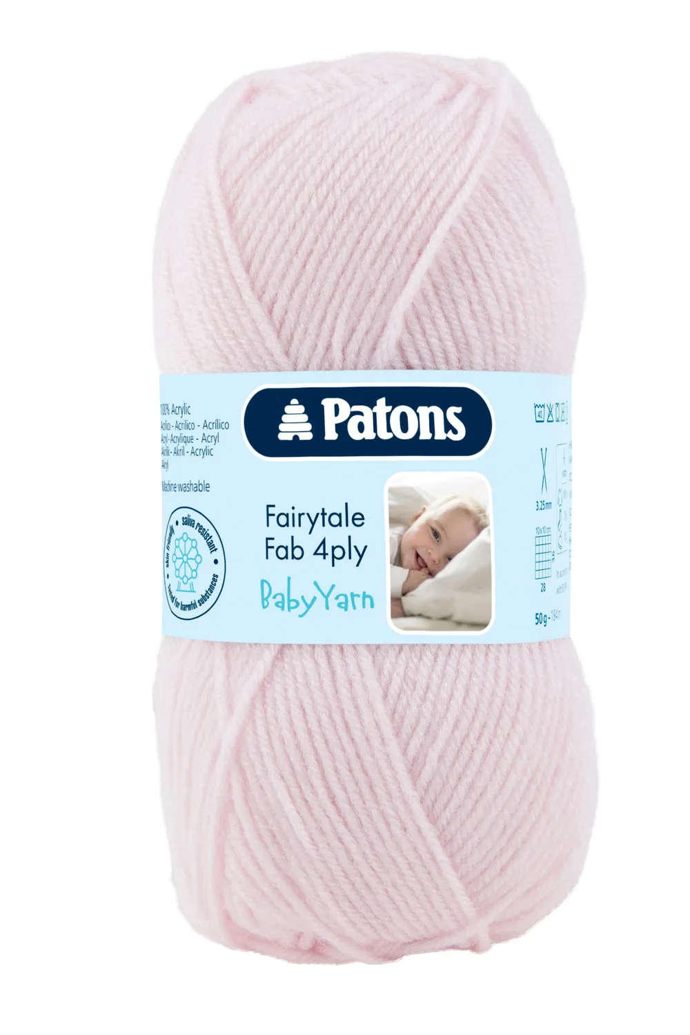 Patons Fairytale Fab 4 Ply Babygarn 50g weich