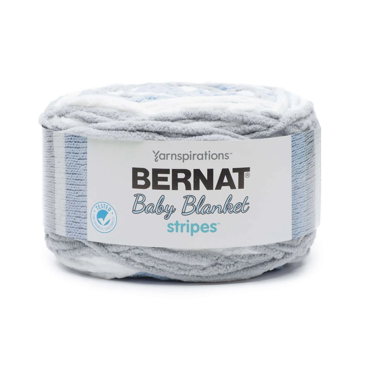 Bernat Baby Blanket Stripes Wolle Seaglass dick
